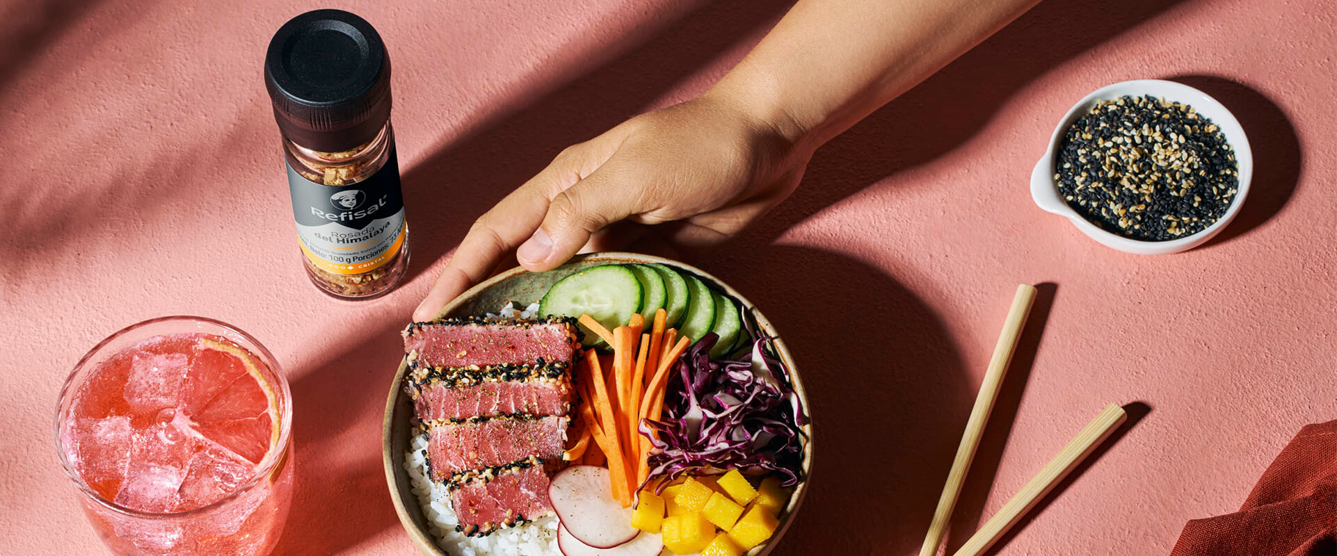 Poke bowl de atún 