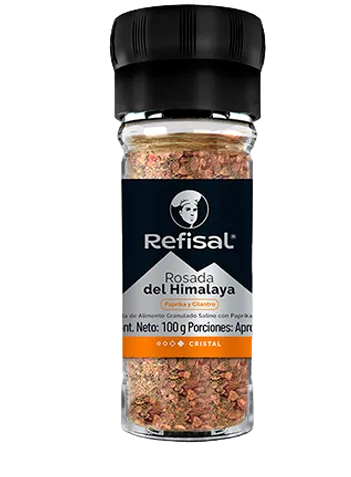 Sal Rosada del Himalaya Cilantro y Paprika